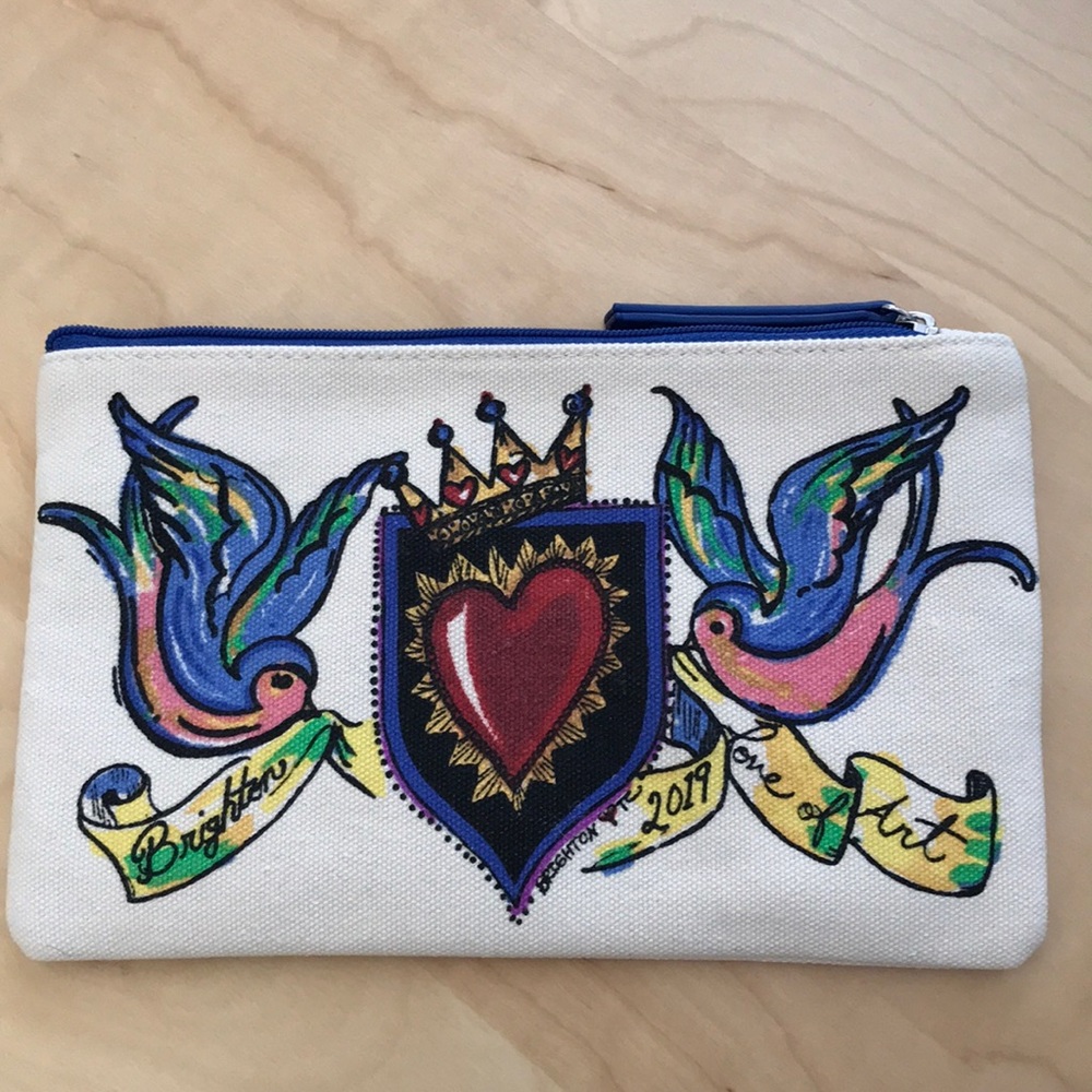 Brighton Love of Art Canvas Cosmetic Bag